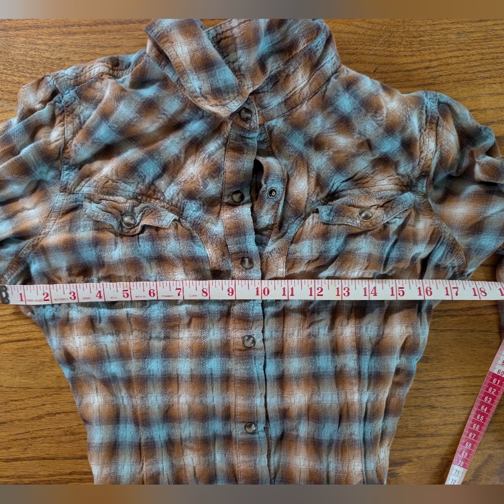 Plaid Button-Up Dress - Picture 10 of 10